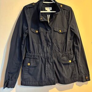 St. John's Bay Navy Utility Jacket 100% Cotton